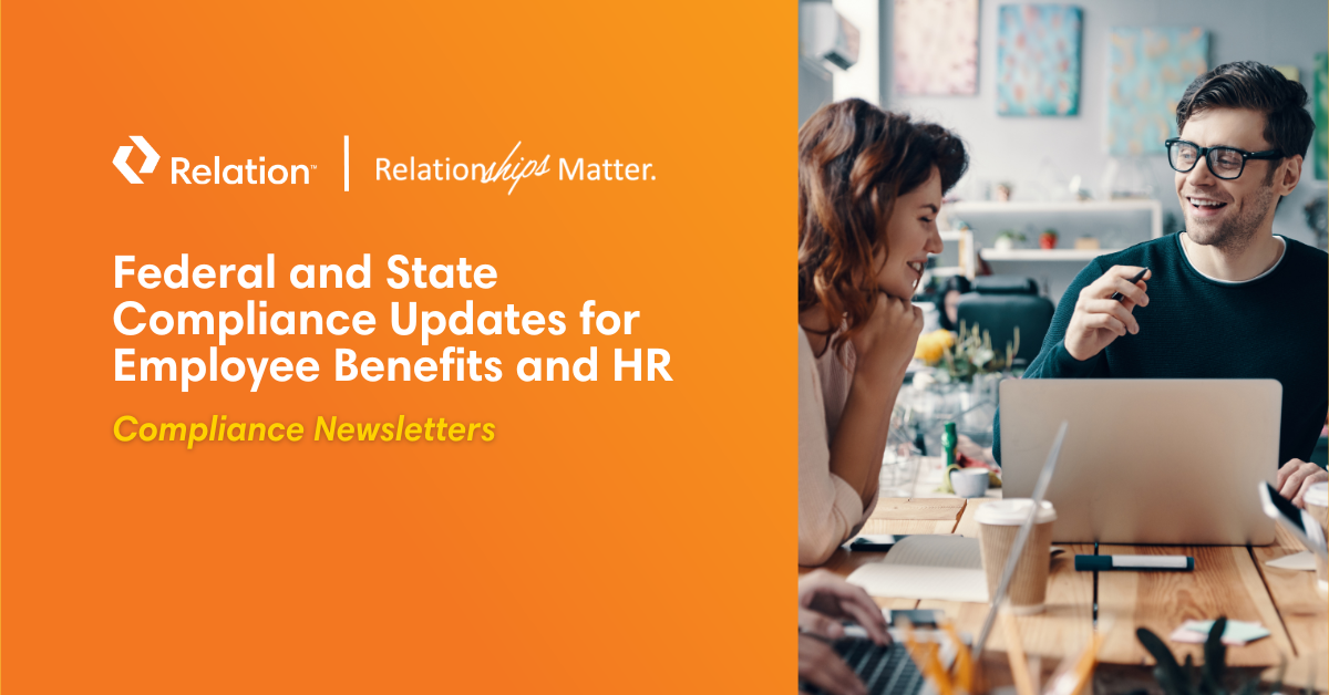 Relation Insurance Compliance Update Newsletter