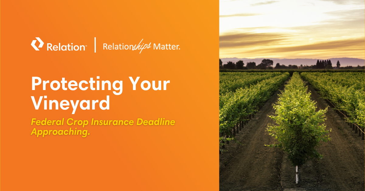 Federal Crop Insurance Deadline Approaching.