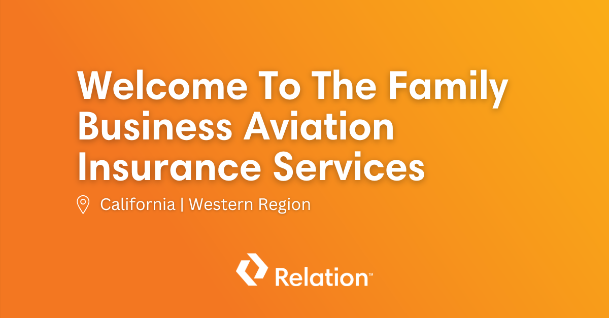 Relation Insurance Acquires Business Aviation Insurance Services