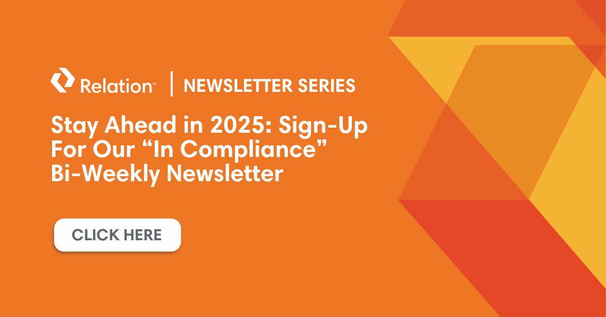 Relation Insurance In Compliance Newsletter Sign-up